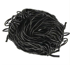 Black Licorice Shoestrings - 1 lb (Add on)
