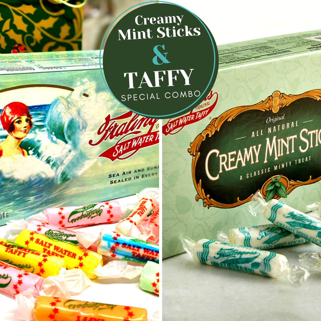 Fralinger's Creamy Mint Sticks - 30 Pound Case