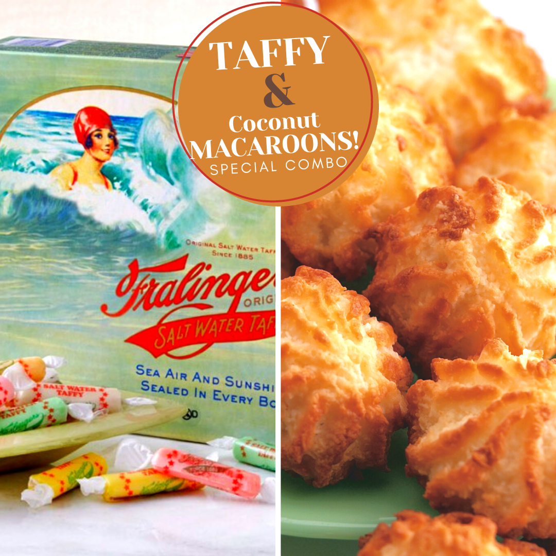 Special Combo: Fralinger's Salt Water Taffy and James' Coconut Macaroons