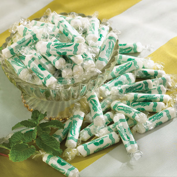 Fralinger's Creamy Mint Sticks - 5 Pound Bag