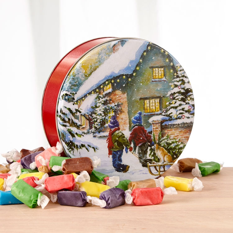 James' Seasonal Tin Of Salt Water Taffy - "Fabulous Flavors Tin"